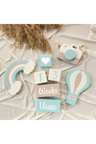 BİANNE ATÖLYESİ İsimli Ahşap Anı Küpü ve Bebek Odası Dekorasyon Ürünler Bebek...