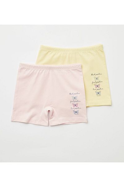 natuline GIRL POSITIVE BUTTERFLY LYCRA 4-PACK BOXER