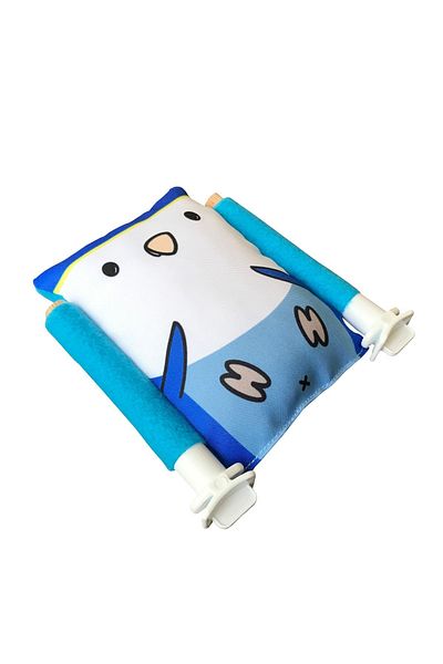 Kuşarkadaşım Bird Bed Soft Rest Pillow Double Sided Sleeping Perch Blue Lovebird Bed Perch
