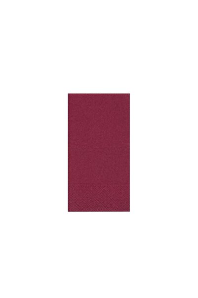 AMBALAJ PAZARI Garson Katlama Bordo Peçete 33x33 Cm (1/8) - 100'lü