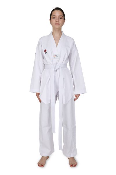 Titan Sport White Collar Twill Taekwondo Suit