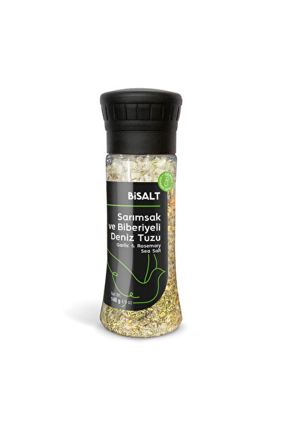 Bisalt Sarımsak Ve Biberiyeli Deniz Tuzu Değirmen 140 G