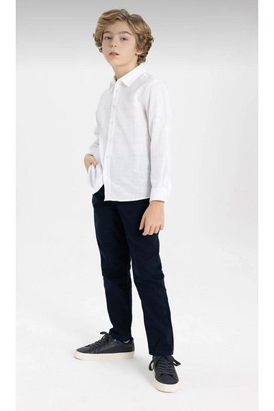 ASL GOLF CLUB Black Gabardine School Pants for Boy