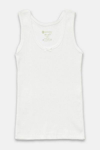natuline Girl's Organic Cotton Camisole 2 Pack Undershirt