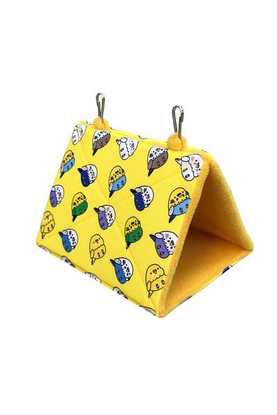 Kuşarkadaşım Budgie Nest Sleeping Hammock Tent Yellow Mhbthmk09