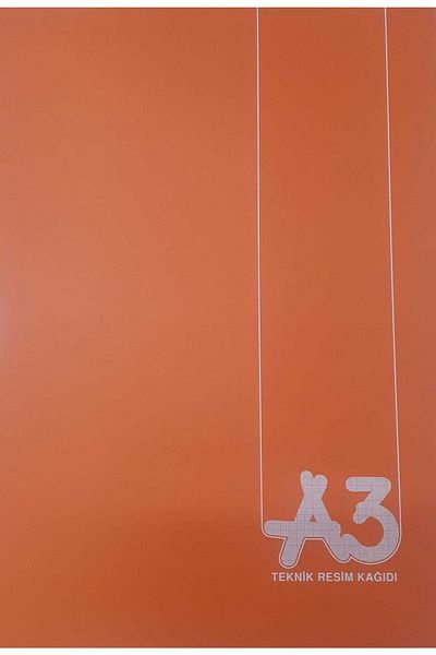 Bayındır Millimetric Technical Drawing (Orange) 36 Sheets 70 Grams (A3)