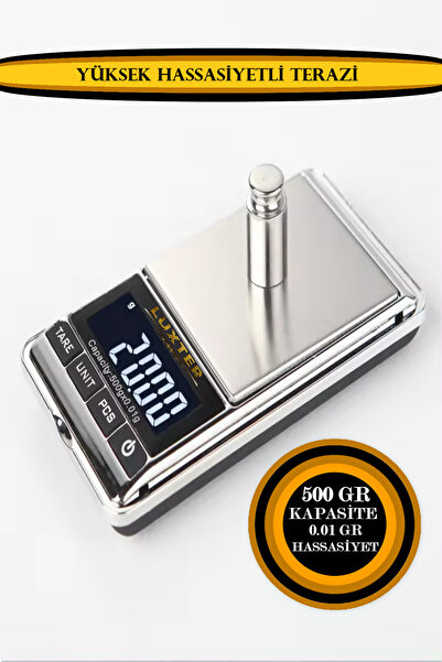LUXTER 500 Gr Kapasite 0,01 gr Hassasiyetli Kuyumcu Eczane  Gümüşçü Tesbihçi ...