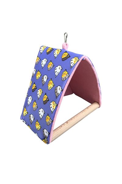 Kuşarkadaşım Cockatiel Sleeping Swing Purple Wind-Breaking Tent Swing