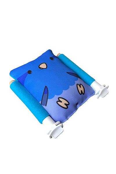 Kuşarkadaşım Bird Bed Soft Resting Pillow Double Sided Sleeping Perch Navy Blue Forpus Parrot Bed Perch