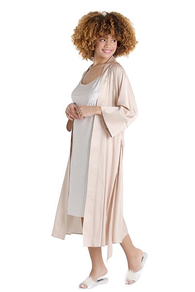 uandm Set cămașă de noapte din satin U&me Star Um220430103