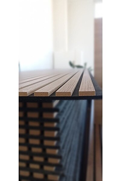 Akupanel Mod14 60x245 Cm Ceviz Rengi Akustik Ahşap Duvar Paneli