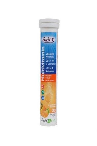 Suda Vitamin Suda C Multivitamin - Orange 20 Effervescent Tablets