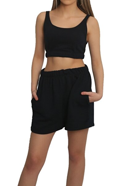 Sclouthe Casual Şort'crop Takım