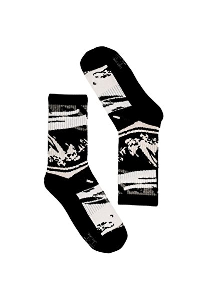 Shuttle Park Унисекс вносни специални серии - черно-бели, цветни, шарени удобни чорапи до глезена