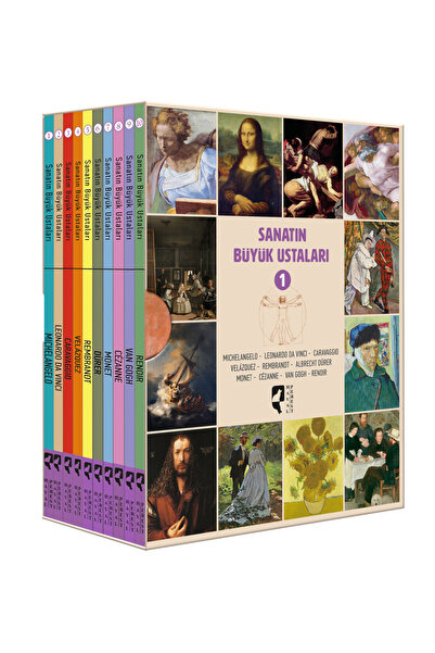 Hayalperest Kitap Yayınları Sanatın Büyük Ustaları Seti 1 (10 LU KUTULU SET)