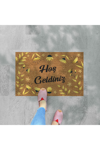 M&H Quality Modern Digital Door Mat - Welcome Welcome - Door Front Decorative Door Mat