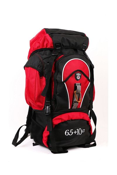 CAKARD Xx-134 6510 Professional Mountaineer 65+10 Liter Backpack Red-black