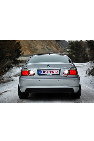 LIGHTNIX BMW E46 İçin Premium Geri Vites LED Ampul P21W -Yüksek Parlaklık ve ...