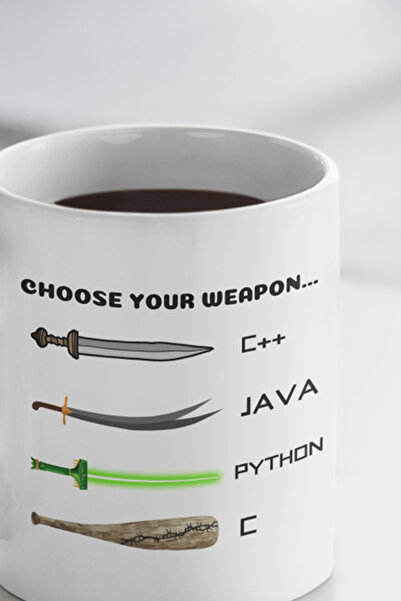 qoeuyl boutique Bilgisayar Programcısı Yazılımcı Mühendis Java, Python Baskılı Hediyelik Eğlenceli Beyaz Kupa Bardak