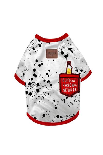 Alphadog Dog Patterned Cute Clothes T-shirt