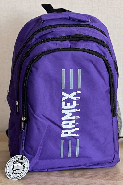 NEMO GROUP Purple Unisex Large Size Water Repellent Laptop School Bag - 16 Inch 21 Lt 45x30cm Travel Backpack