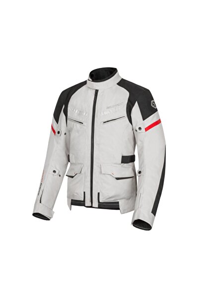 Scoyco JK-122 Beyaz Uzun 4 Mevsim Mont