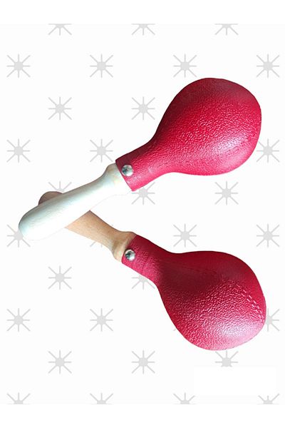 Yurtrenkleri Yayınevi Wooden Handle Maracas (Pair)