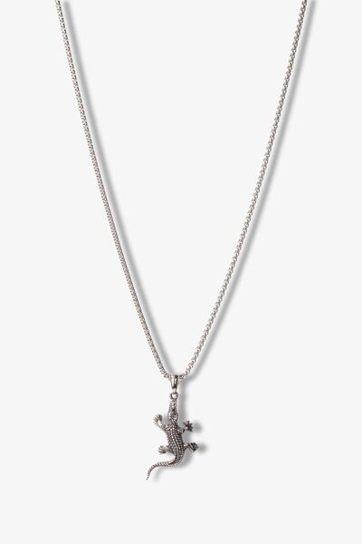 LeatherBold قلادة التمساح الصلب