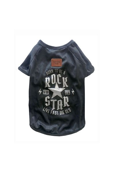 Alphadog تي شيرت Rockstar للقطط والكلاب