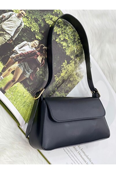 AYBUL CANTA Aybulstore Siyah Tek Bölmeli Suni Deri El Ve Omuz Çantası Sezonun...