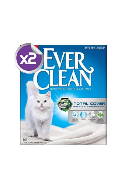 Ever Clean Total Cover Kedi Kumu 10 Lt X2 Adet