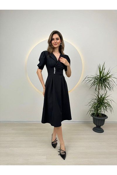 GİZONLY Rochie cu nasturi DRESDEN