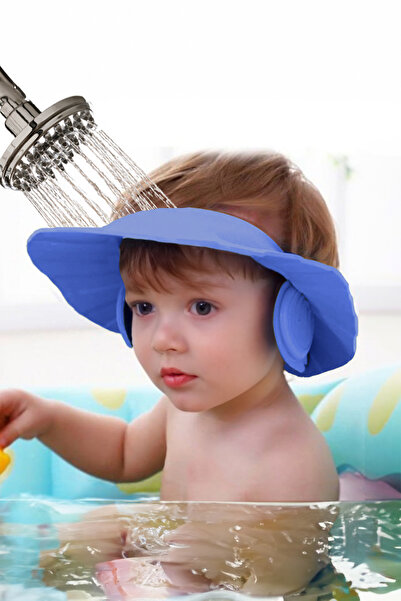 BLACK DEER Bebek Banyo Şapkası Ayarlanabilir Duş Başlığı Bebek Güneş Şapkası ...