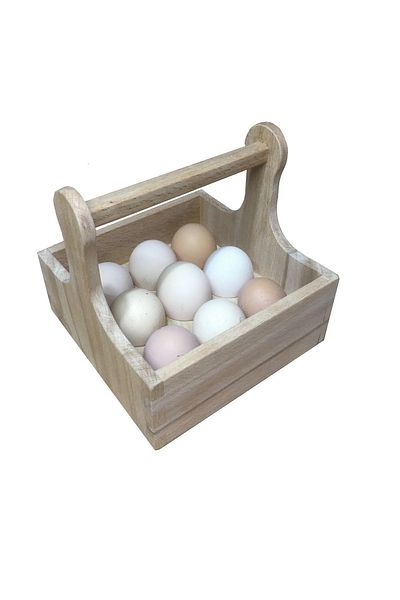 koza tasarım atölyesi Egg Basket 9 Pieces