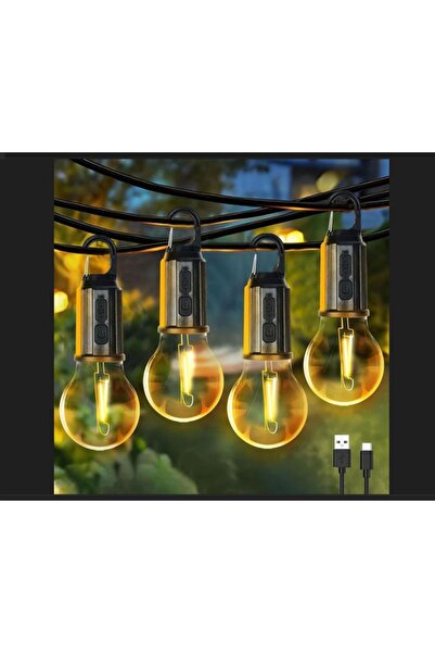 Tahtakale Dünyası Şarjlı ampul su geçirmez kamp acil durum ev oda dolap çadır...