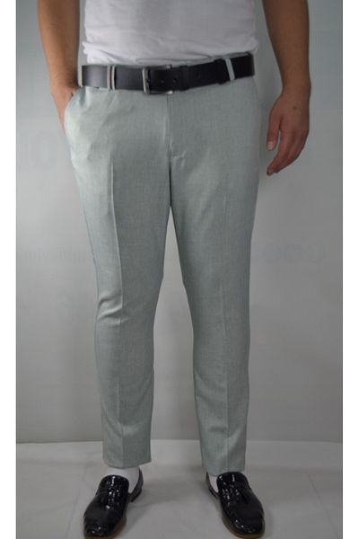 Bomonti Men's Cotton Slim Fit Striped Trousers