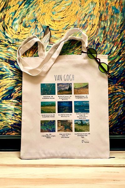 DVOYAGE Van Gogh Special Design Cloth Bag