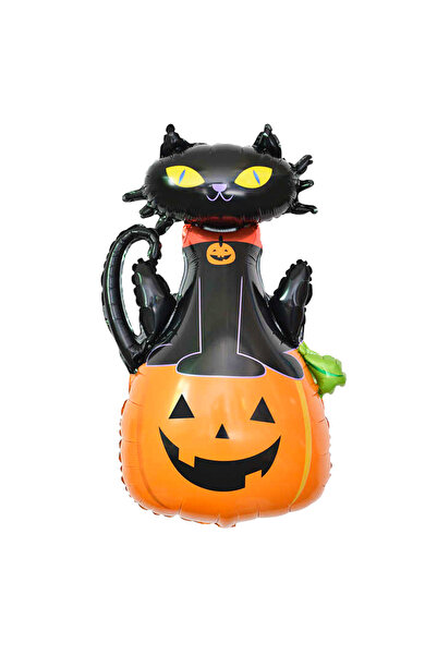 Yusuf Dirik YD Party Supplies بالون من رقائق الهالوين مقاس 70x100 سم - مع قرع...