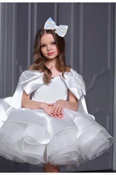 Kids Graduation and Wedding Evening Dress for Girls - with Buckle Accessories