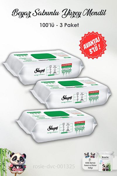 Sleepy 100 Pieces of 3 Surface Cleaning Towels - ROSIE