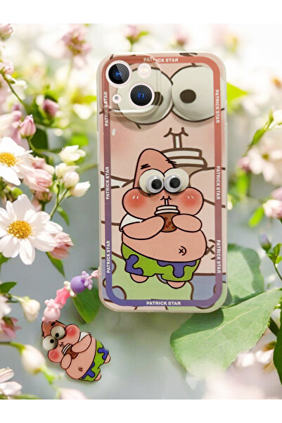 Spoyi iPhone 13 Patrik Tasarımlı Charmlı Telefon Kılıfı