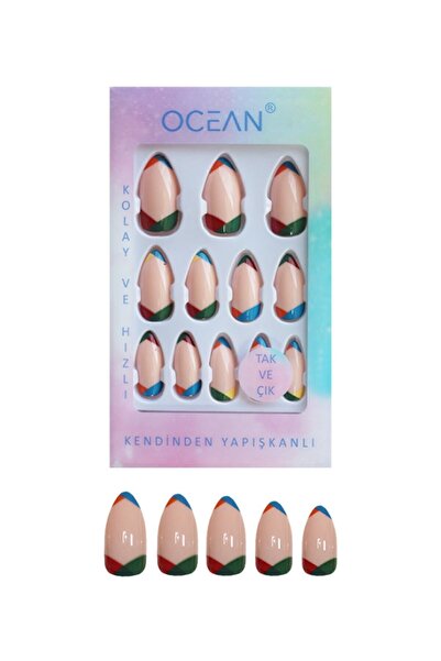 Ocean Takma Tırnak Tak Ve Çık Kendinden Yapışkanlı - 875