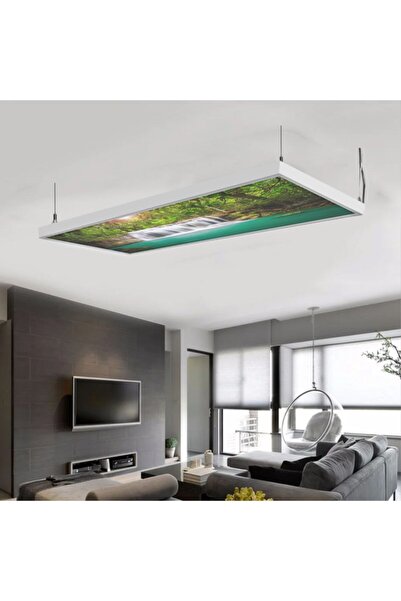 YOKTAYOK Te-lıght Alüminyum Kişiye Özel Baskılı Tavan Aydınlatma Barosel Lamb...