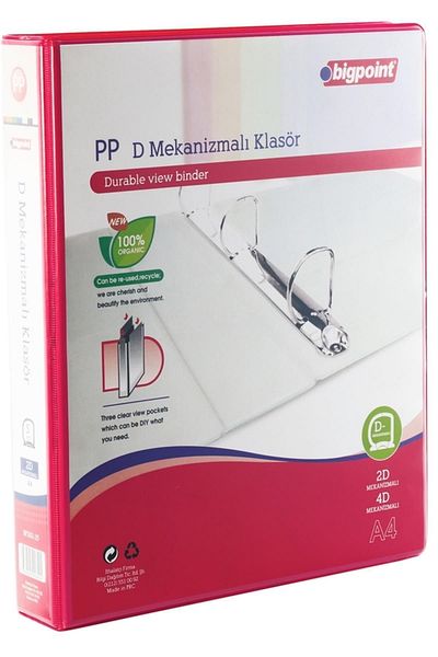 Bigpoint Dosar cu mecanism 2d 5 cm Roșu deschis