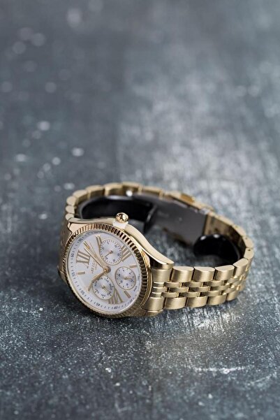 Lee Cooper Gold Golden Color Functions Active Lc07333 Women's Wristwatch