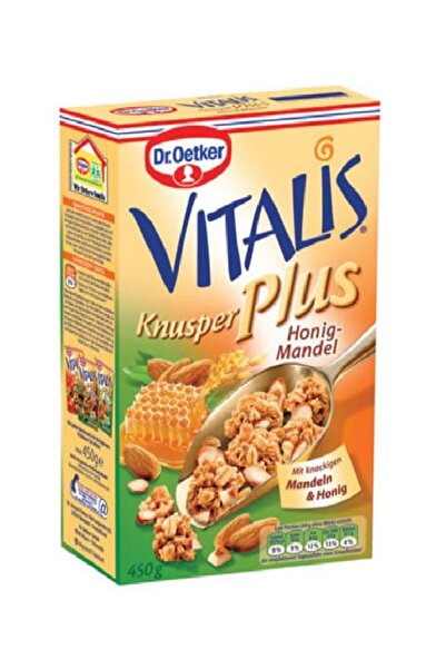 Dr. Oetker Vitalis Knusper Çıtır Bal Bademli Müsli 450 gr