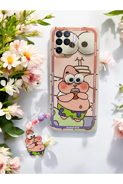 Spoyi Oppo Reno 5 Lite Patrik Tasarımlı Charmlı Telefon Kılıfı