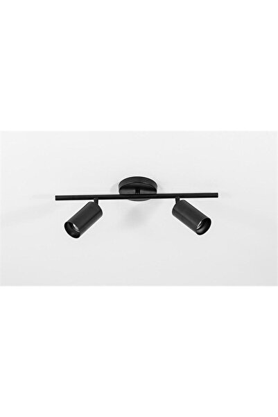 ABAJUR EVİM Okyanus Siyah 2li Spot Avize