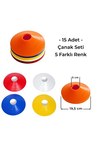 Hazar Spor 15 Adet Antrenman Çanağı - Huni Kapağı