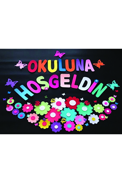 avrupakutu Okuluna Hoşgeldin Fotoğraf Panosu Branda 70x100 Branda Afiş